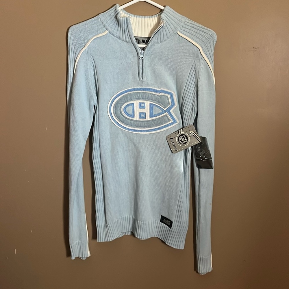 😄Montreal Canadians cotton sweater NWT